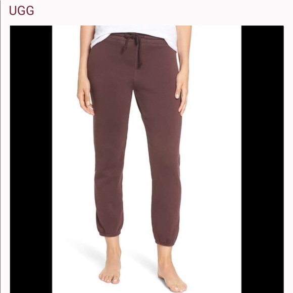 NWT UGG VALENTINE PORT JOGGER TRACK PANTS SOFT XL - Picture 1 of 13